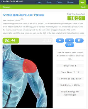 Laser Therapy App (apple)